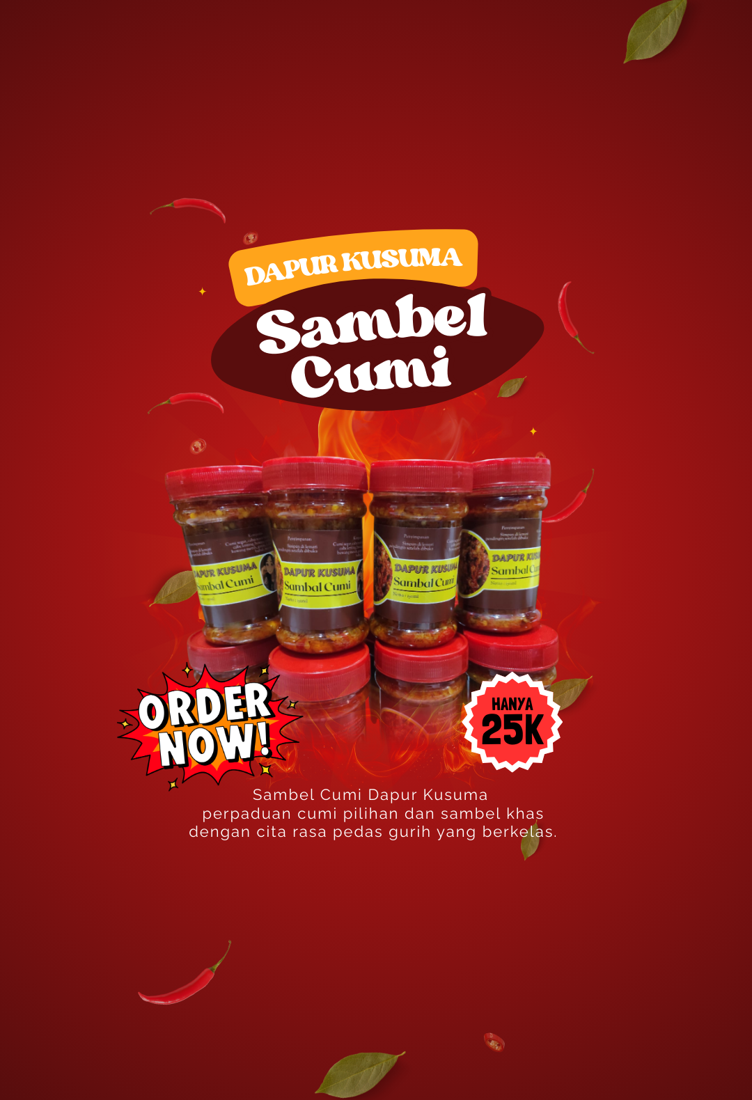 Sambal Cumi - Gurih Cumi Asli & Bumbu Meresap